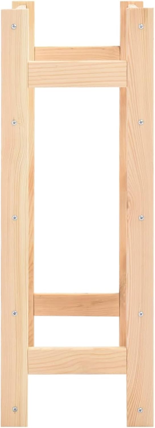 Qiangxing 20-Bottle Wine Rack with Rustic Design