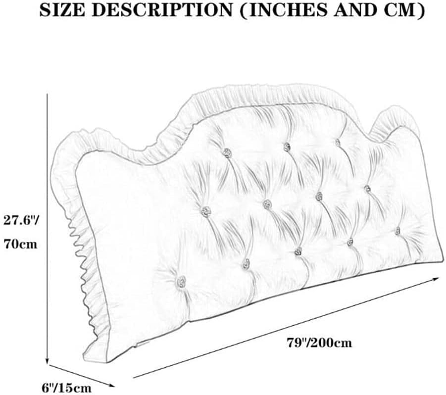 YOODODO Wedge Pillow for Reading and Bed Rest