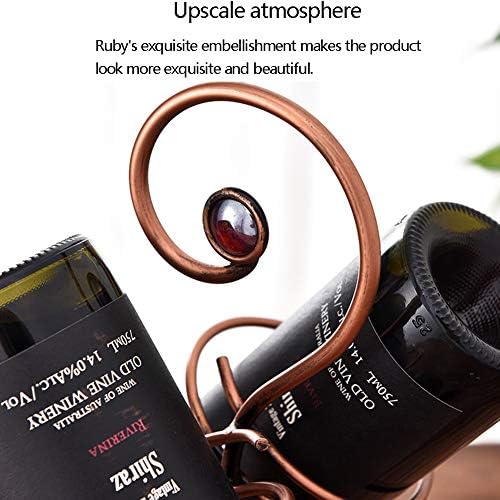 Creative Freestanding Wine Rack for 2 Bottles
