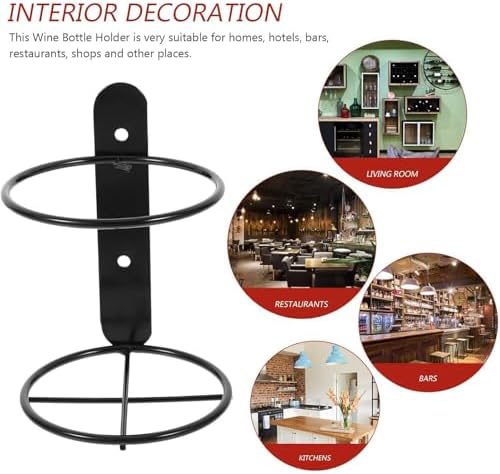 2 Pcs Freestanding Wine Racks with Wall-Mounted Design