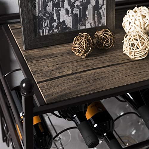 Home Zone Living Wine Rack - Freestanding 6-Bottle Storage