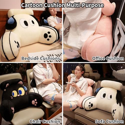 Reading Pillow Large Backrest with Detachable Neck Roll