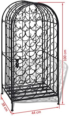 GOLINPEILO 35-Bottle Freestanding Wine Rack