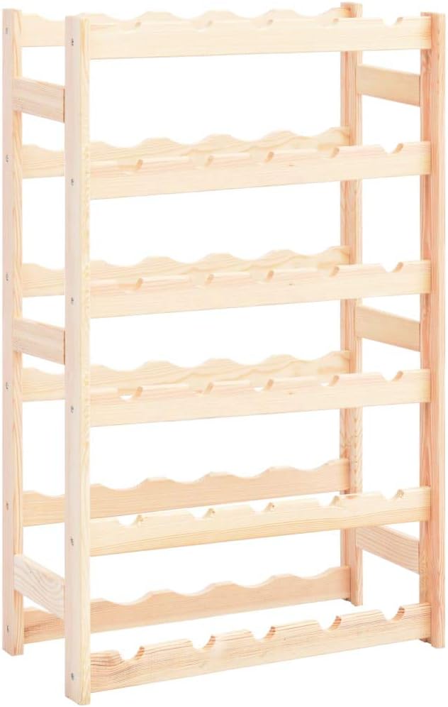 YAFF 30 Bottle Freestanding Wine Rack - Beige