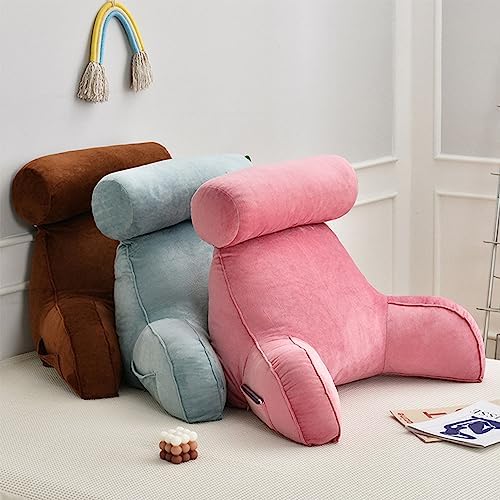 Comfort Reading Pillow with Neck Support Purple