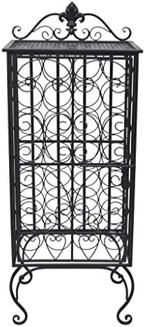 Gecheer Wine Rack for 28 Bottles Metal Strong and Practical 1