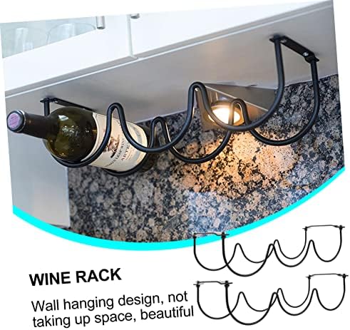 LIFKOME 2pcs Freestanding Wine Rack