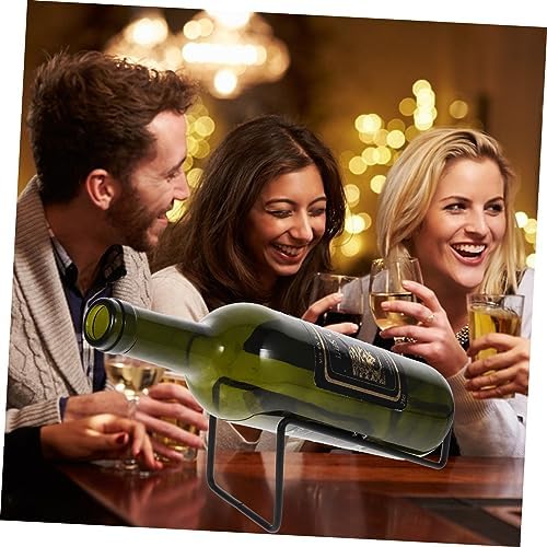 INOOMP 2PCS Metal Wine Rack for Countertop Storage and Display