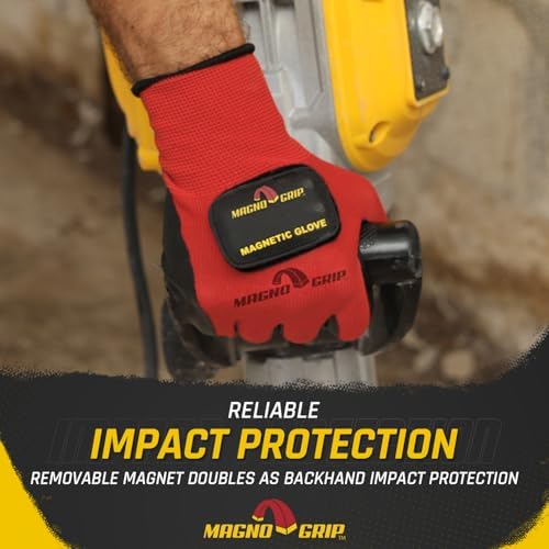 MagnoGrip 2-Pair Nitrile Gloves with Magnetic Storage