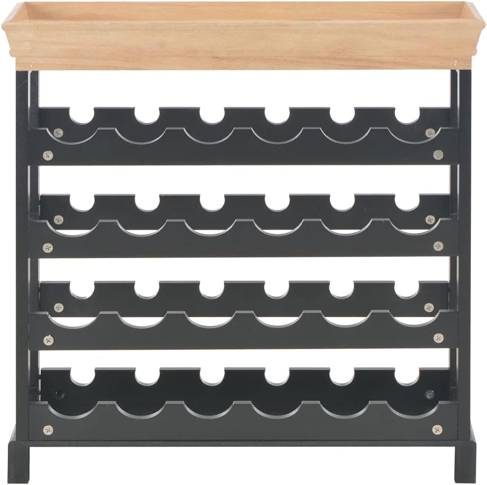 YITHOPI Freestanding Wine Rack Black 276x89x278
