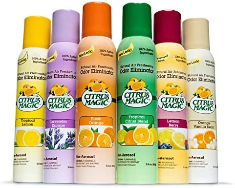Citrus Magic Odor Eliminating Spray Orange-Vanilla 3-Ounce Pack of 3