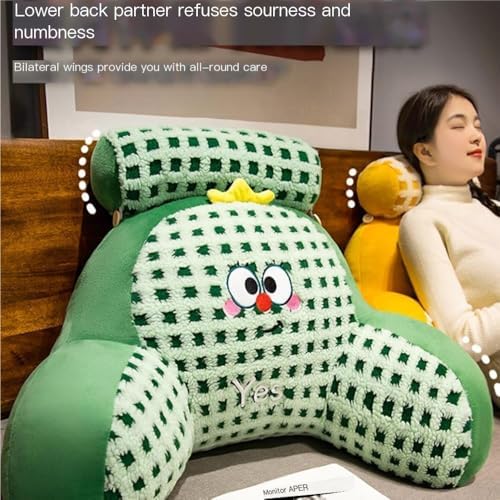 ZALCBHJ Comfort - Creative Cartoon Neck Pillow Green 70x50cm