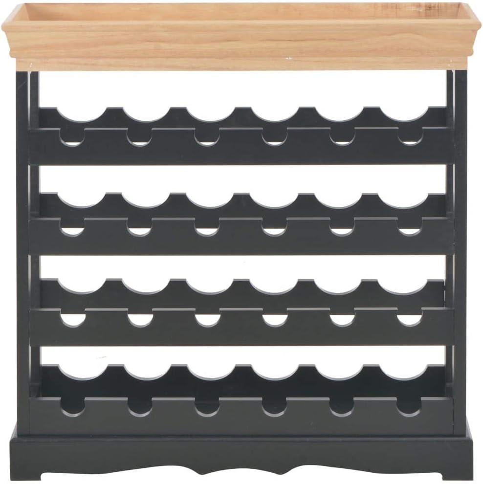YITHOPI Freestanding Wine Rack Black 276x89x278