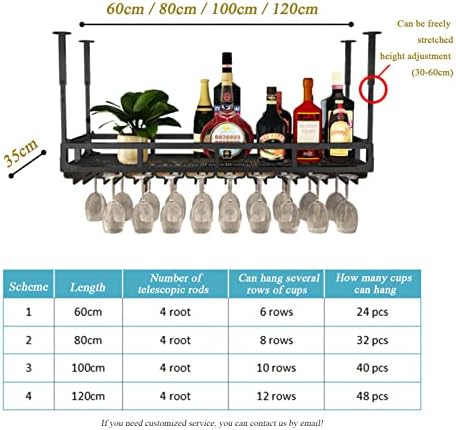 ZJDYDY Wall-Mounted Wine Glass Holder Rack
