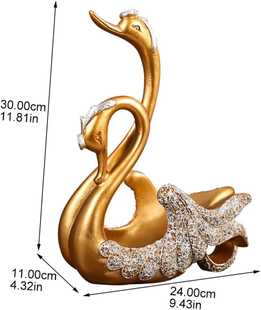 Veemoon Swan Wine Holder Resin Tabletop Rack