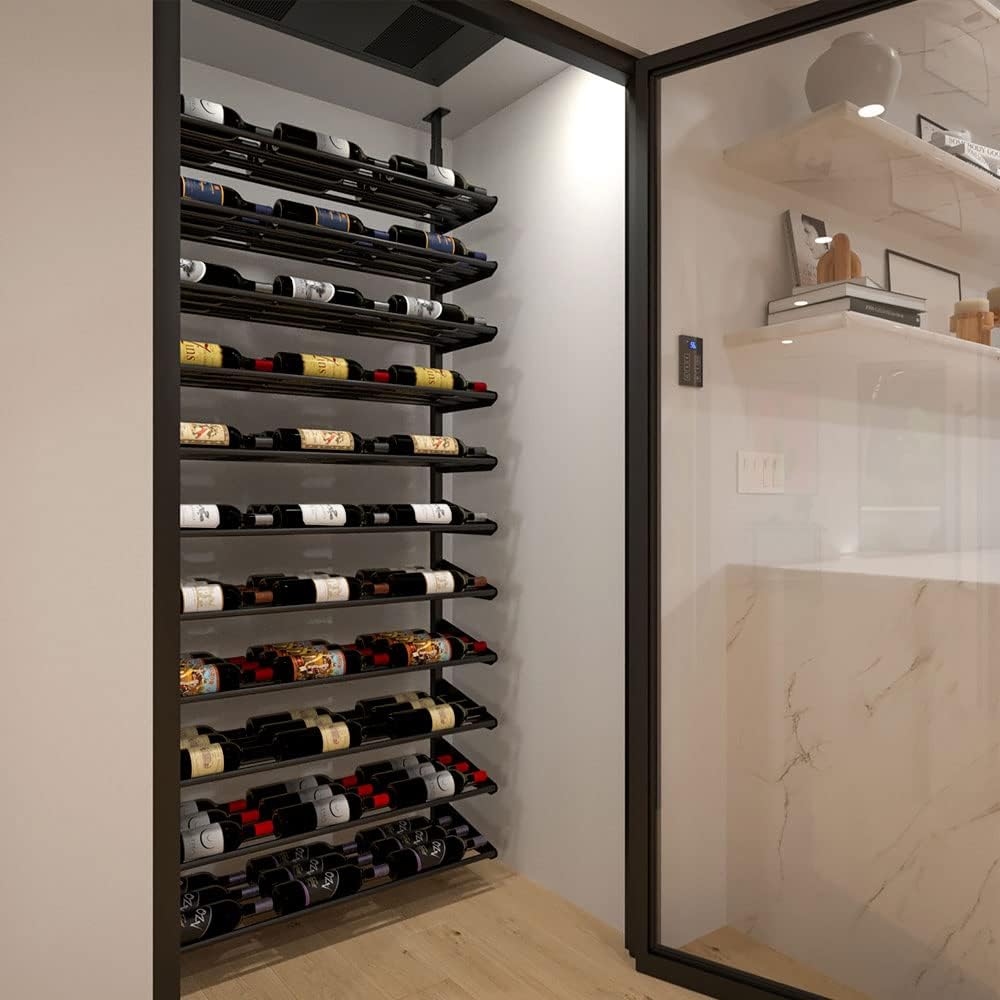 Ultra Wine Racks Showcase Horizontal Display - Black
