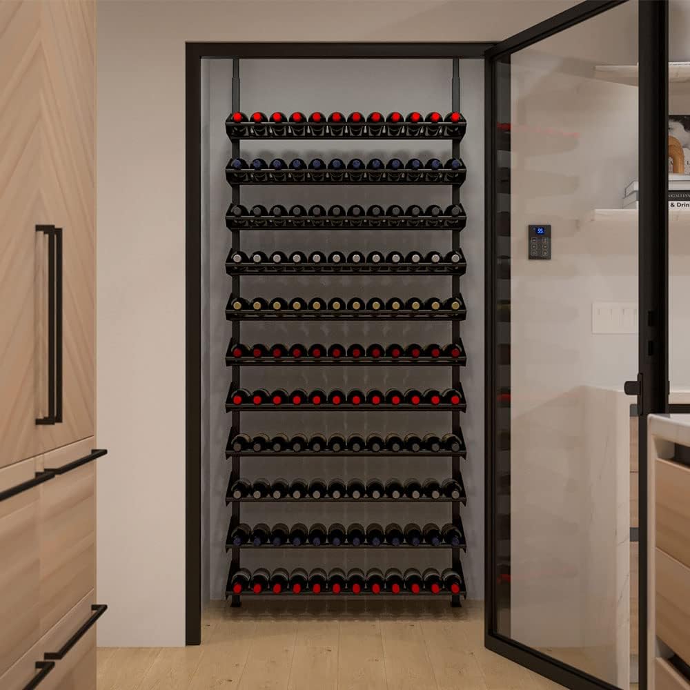 Ultra Wine Racks Showcase Cork Out Wine Display - Black 1