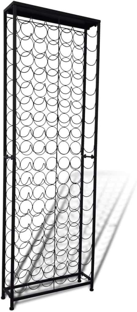 vidaXL 108 Bottle Freestanding Wine Rack