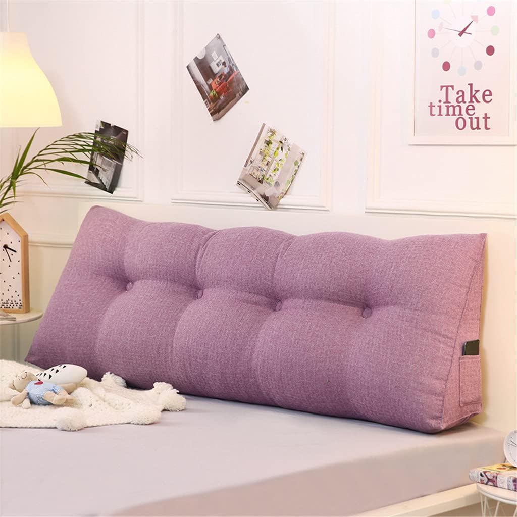 ZZYK Long Back Support Pillow with Removable Cover
