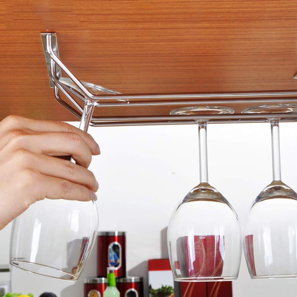 304 Stainless Steel Hanging Wine Glass Holder 1