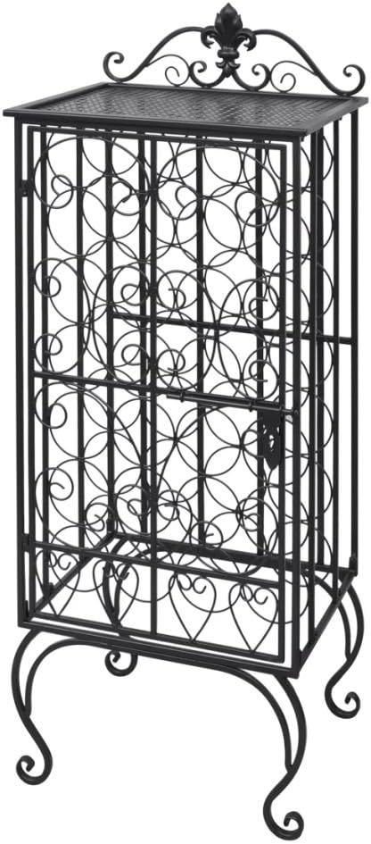 Gecheer Wine Rack for 28 Bottles Metal Strong and Practical 1