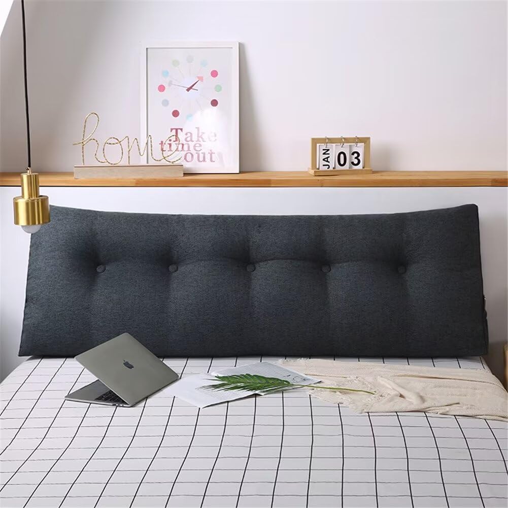 VClife Wedge Headboard Pillow Dark Grey