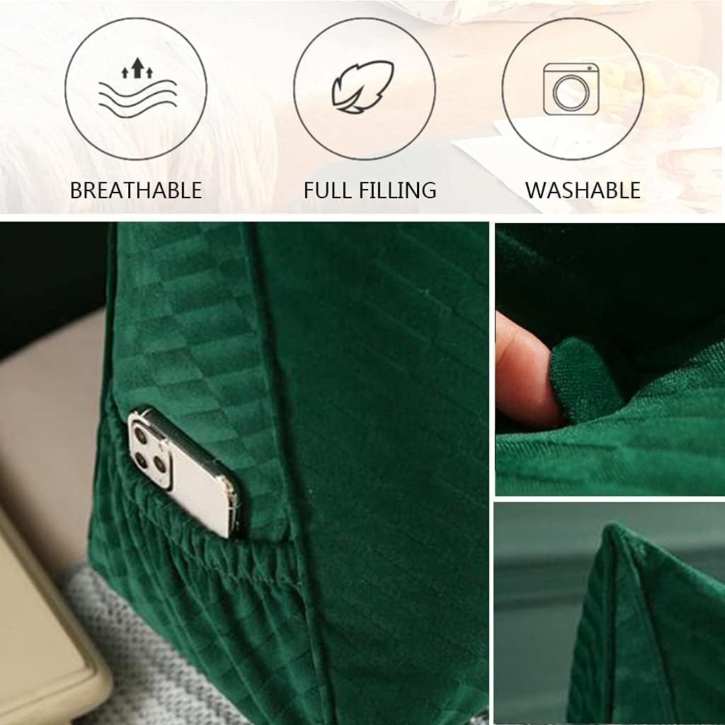YOODODO Triangular Wedge Pillow for Reading and Back Support