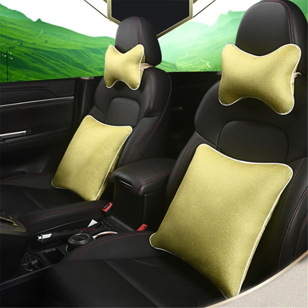 ERTXGBA Car Neck Pillow with Adjustable Height and Memory Foam Support