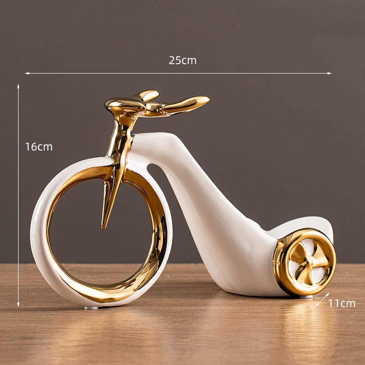 ZHIHESHOP Bicycle Wine Shelf White