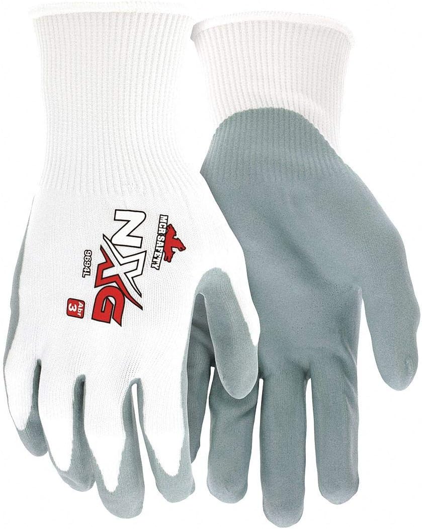 MCR Safety 9694L Nitrile Dip Nylon Glove Pack of 12