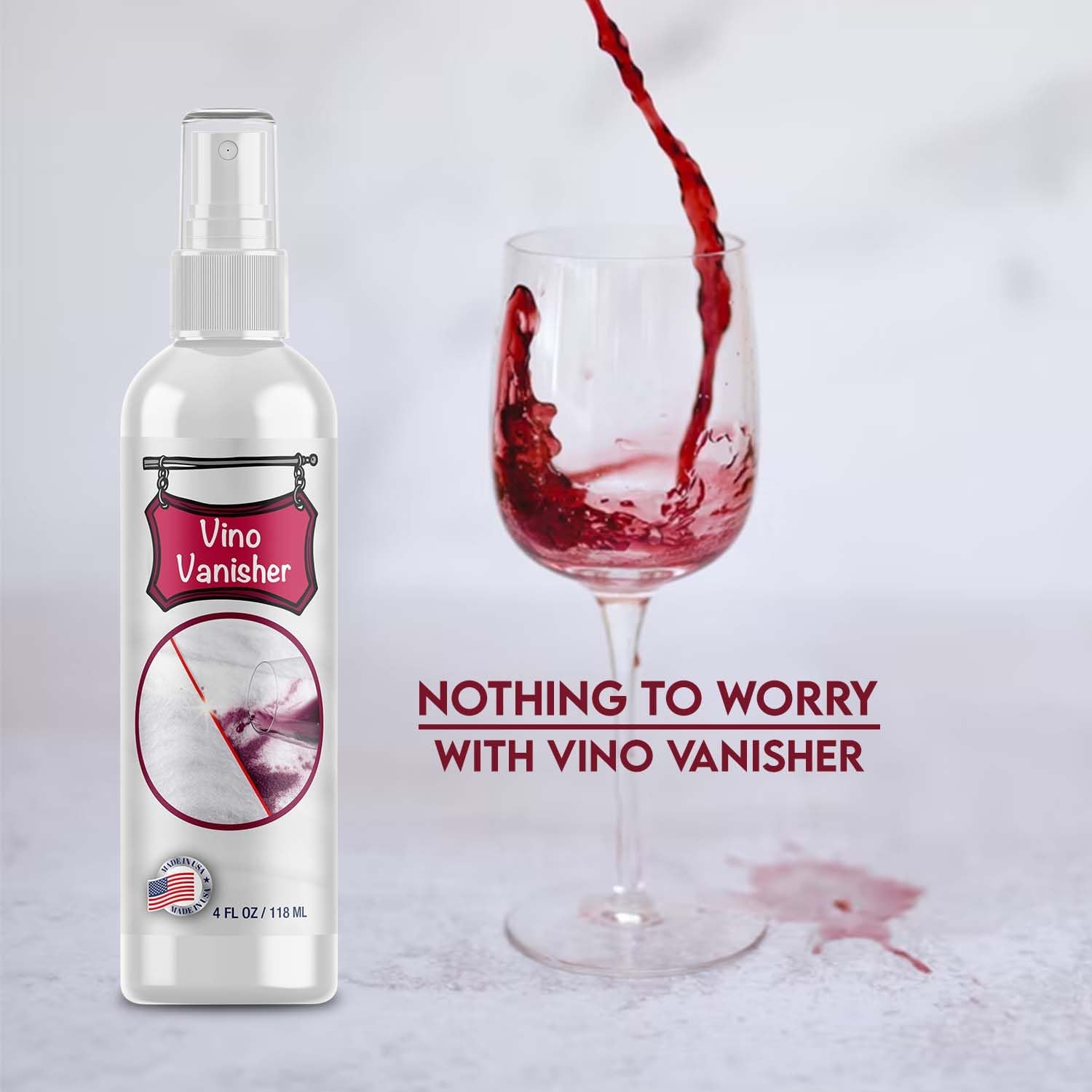 Vino Vanisher Wine Stain Remover 4oz
