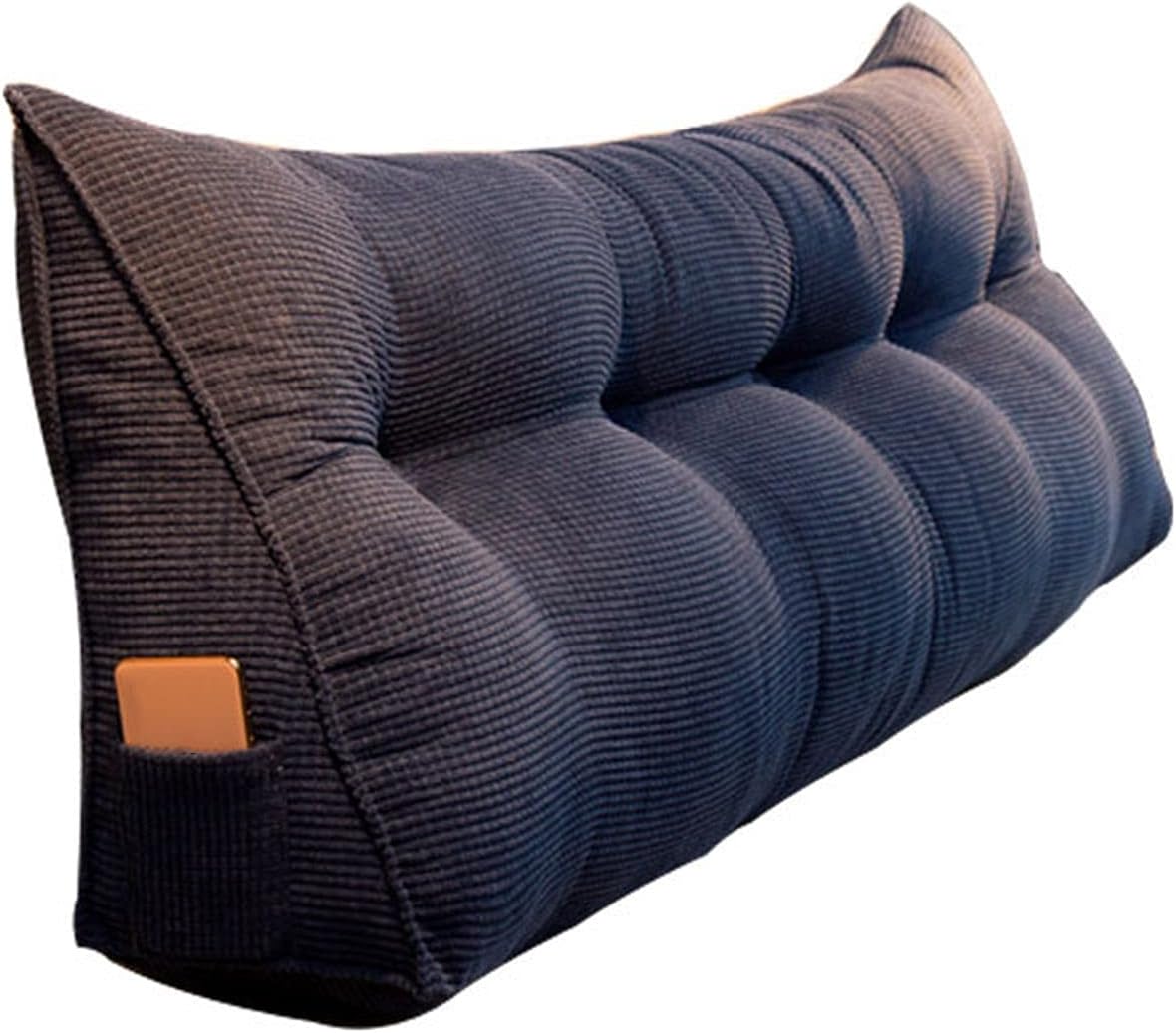 Pillow Blue Triangle Support Cushion for Reading and Backrest