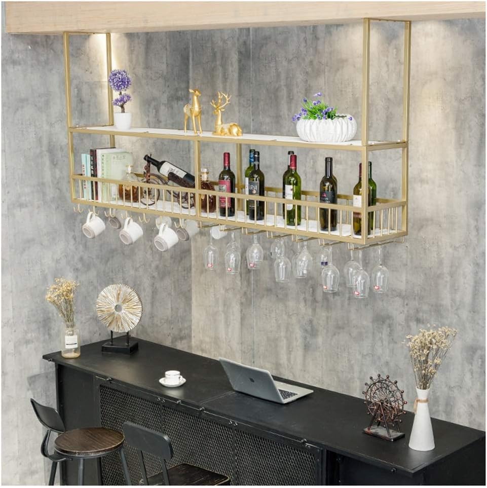 ZHTY Sywlwxkq Wrought Iron Wine Rack 1