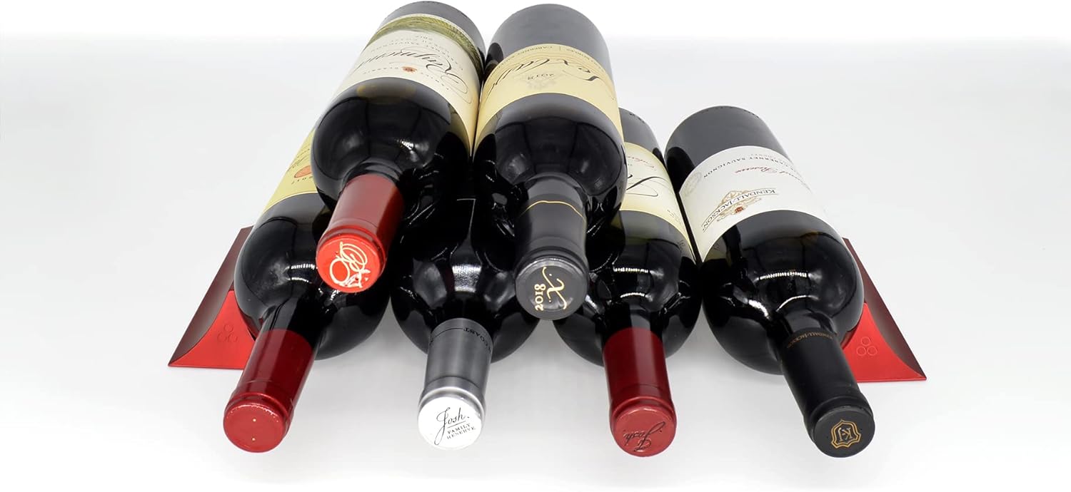 Compact Wine Rack for Wine Lovers Romantic Red