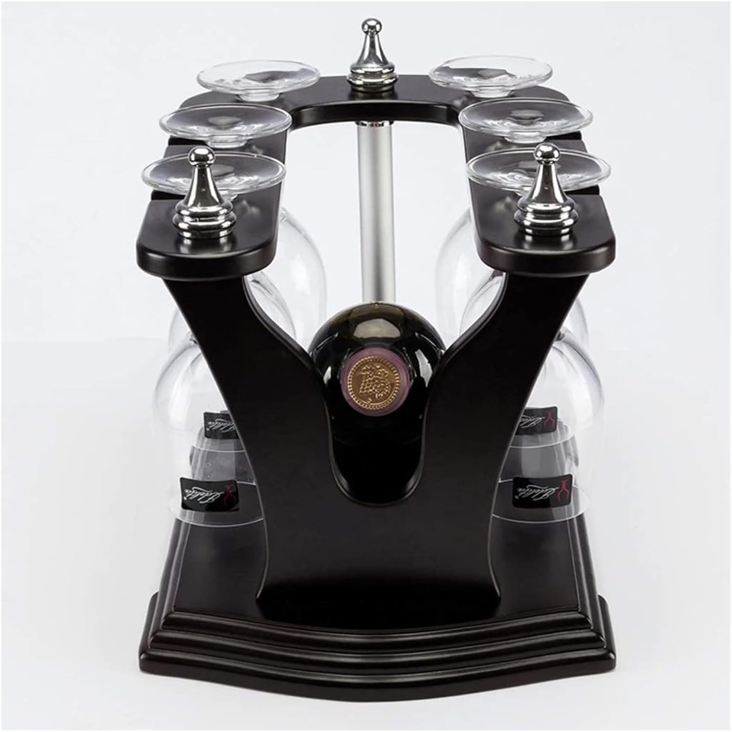 OXOAMP Y-Shaped Wooden Wine Rack Freestanding
