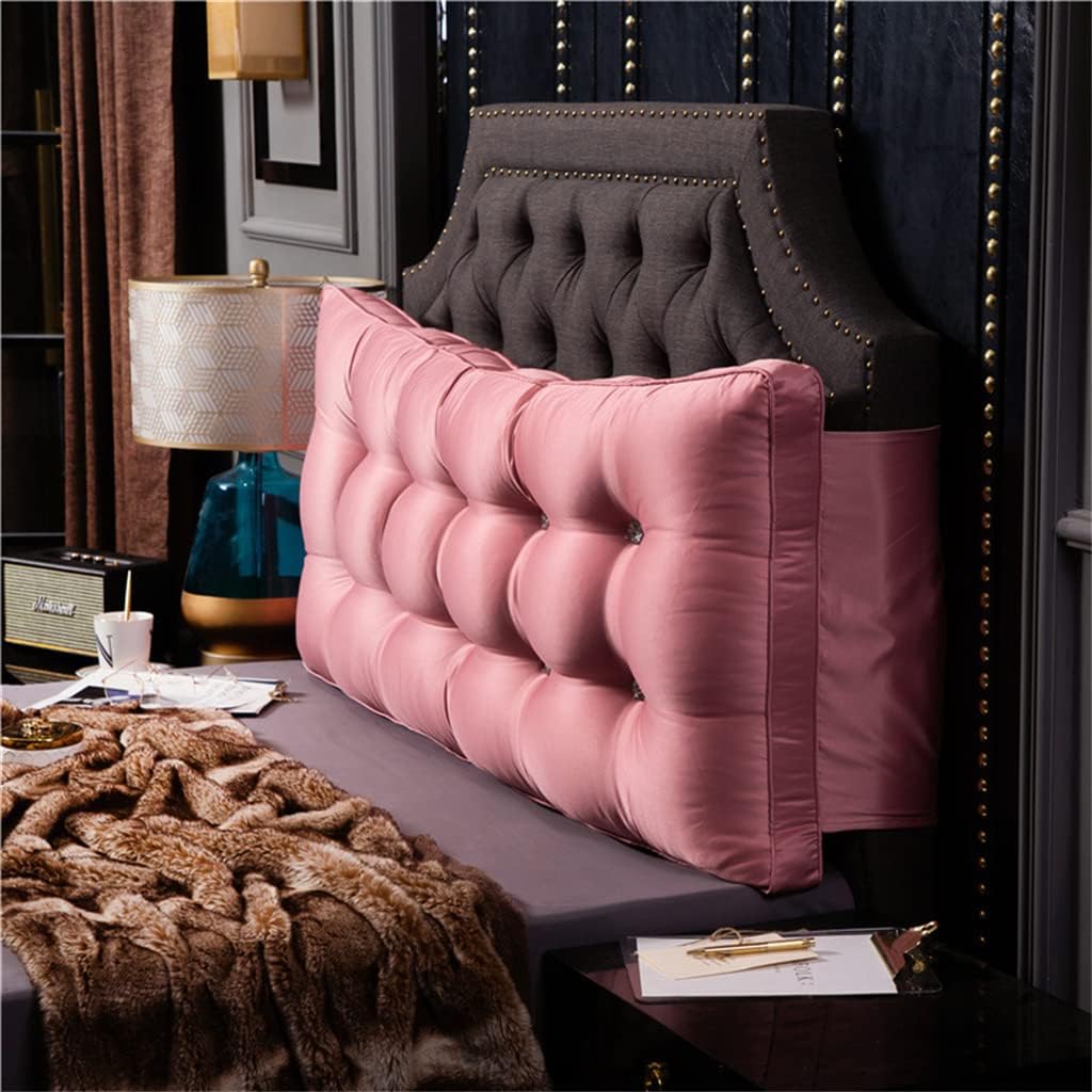 ZZYK King Size Rectangular Headboard Pillow with Removable Cover Red 23660cm