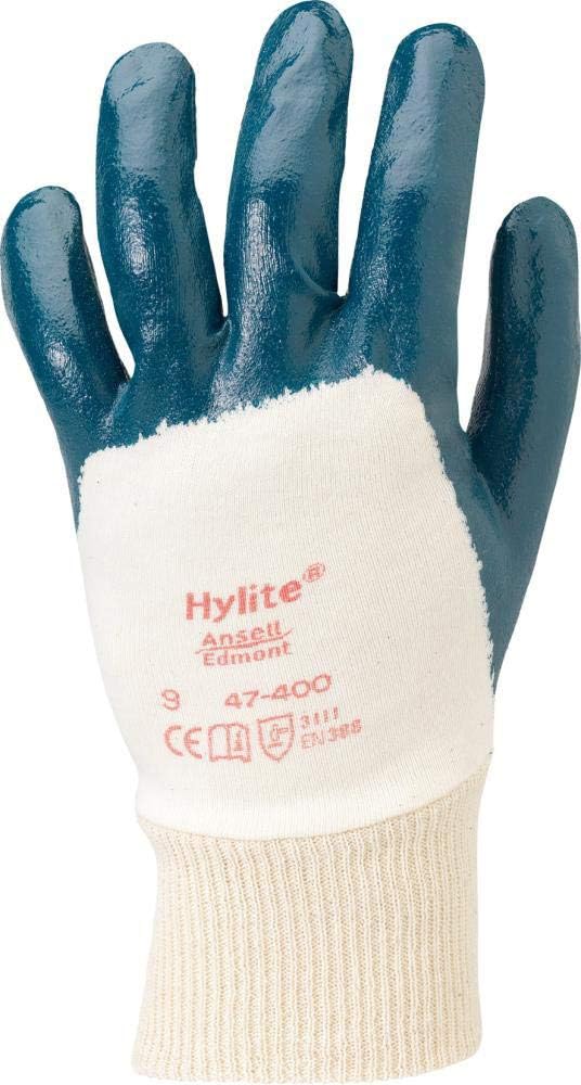 Ansell Hylite Nitrile Palm Coated Glove With Interlock Knit Lining And Knitwrist