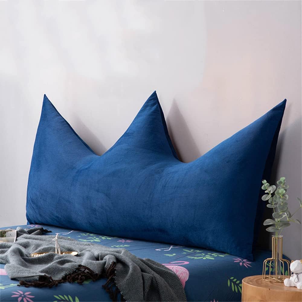 ZZYK Solid Color Fleece Reading Pillow Headrest Cushion