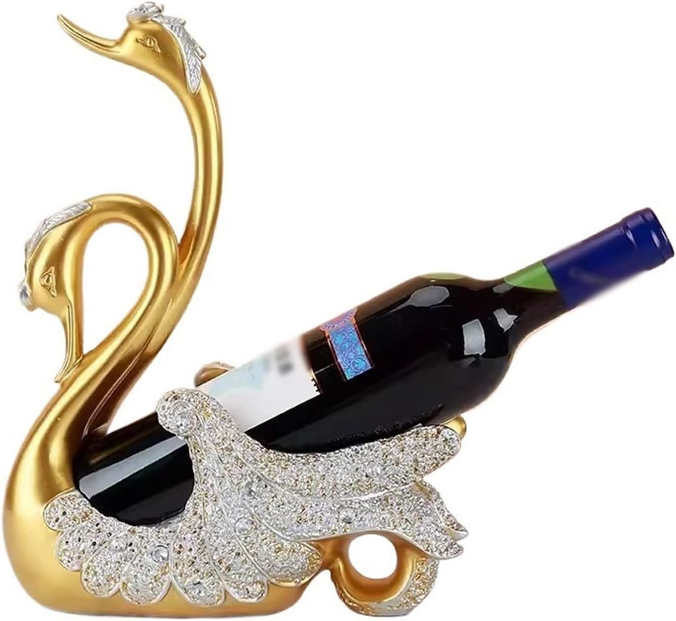 Gold Swan Wine Rack for Home and Kitchen