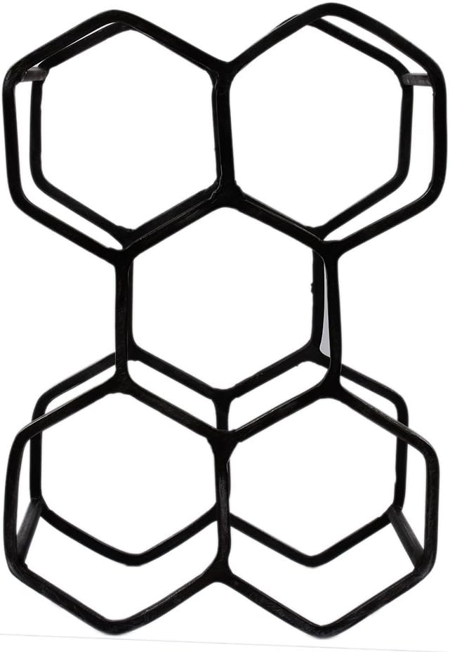 Storeindya Wrought Iron Wine Rack for Five Bottles