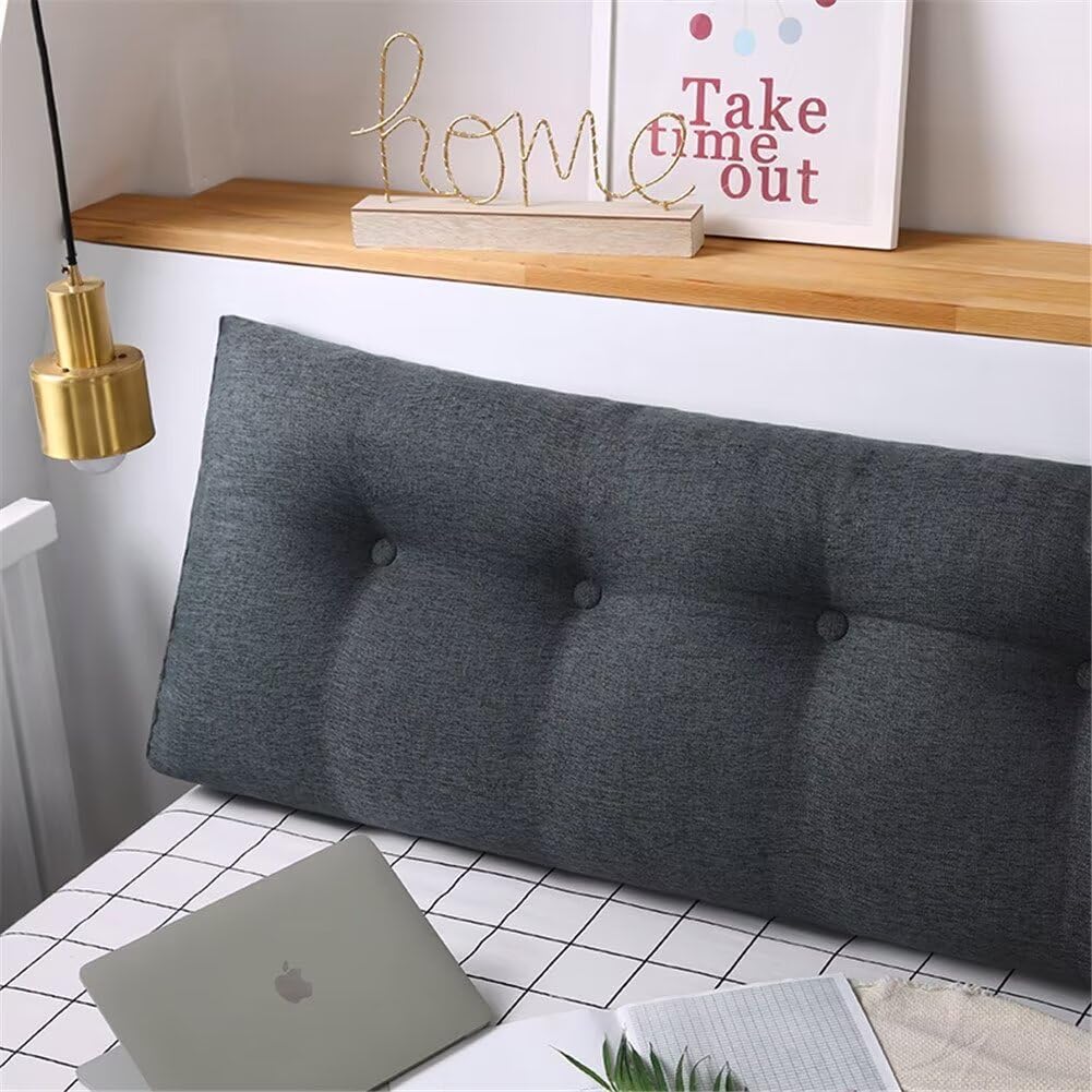 VClife Wedge Headboard Pillow Dark Grey