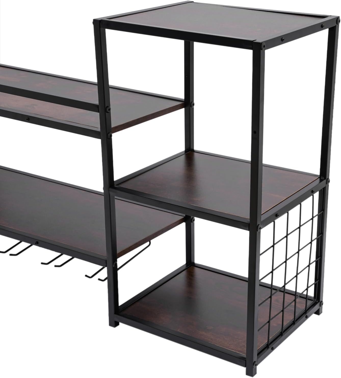5-Tier Wall Mounted Wine Rack for 40 Bottles