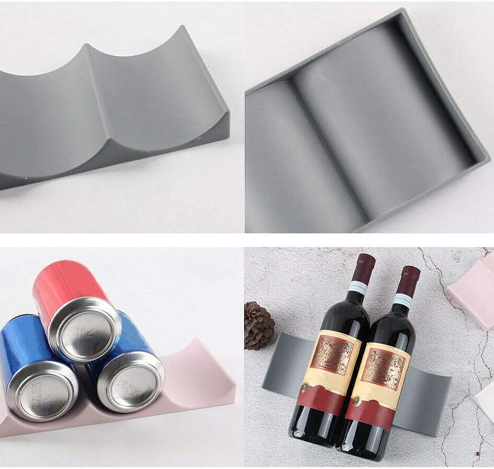 CALIDAKA 4Pcs Freestanding Wine Rack for Kitchen Countertop