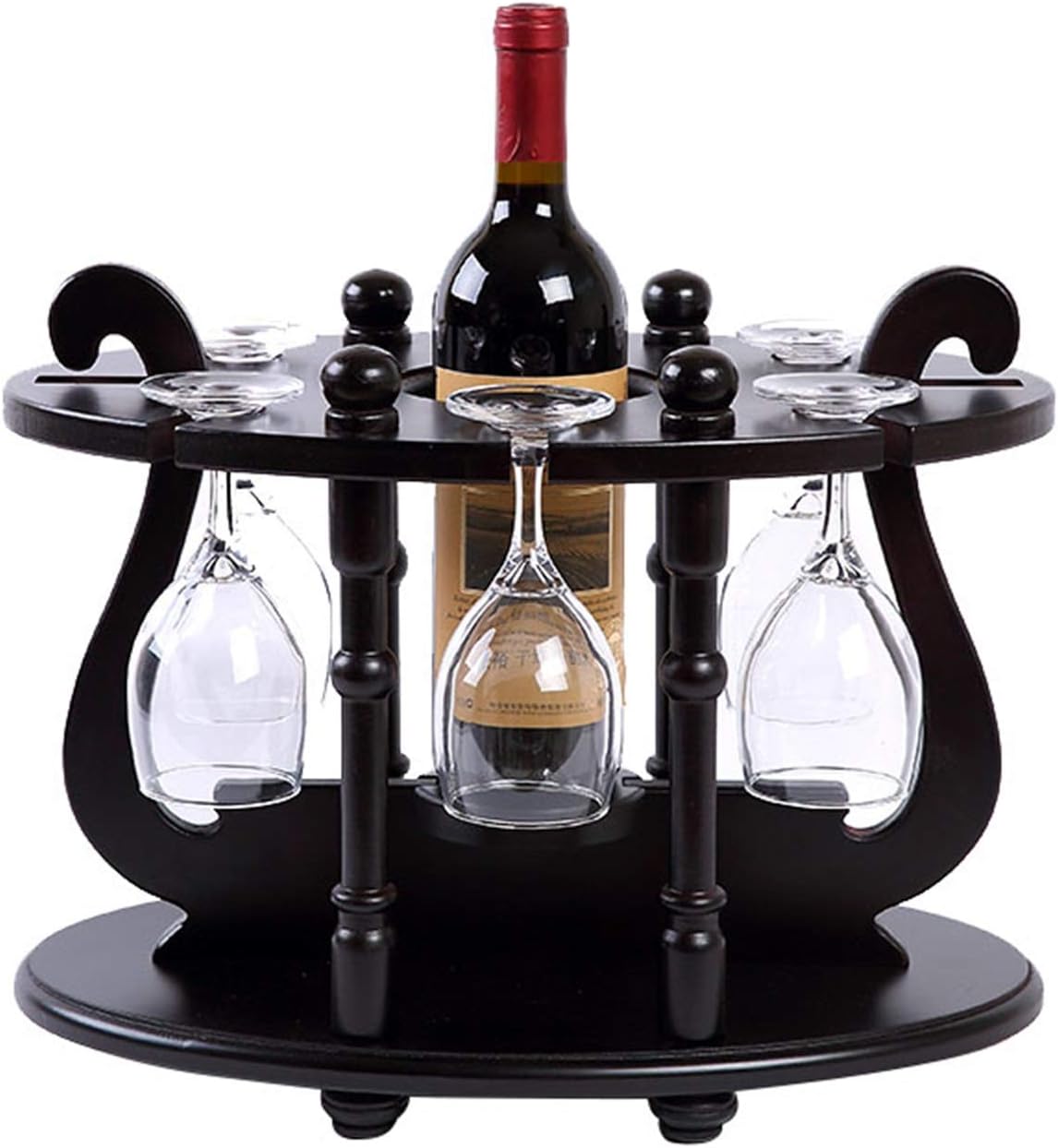 CGF- Freestanding Wine Rack with 6 Stemware Holders
