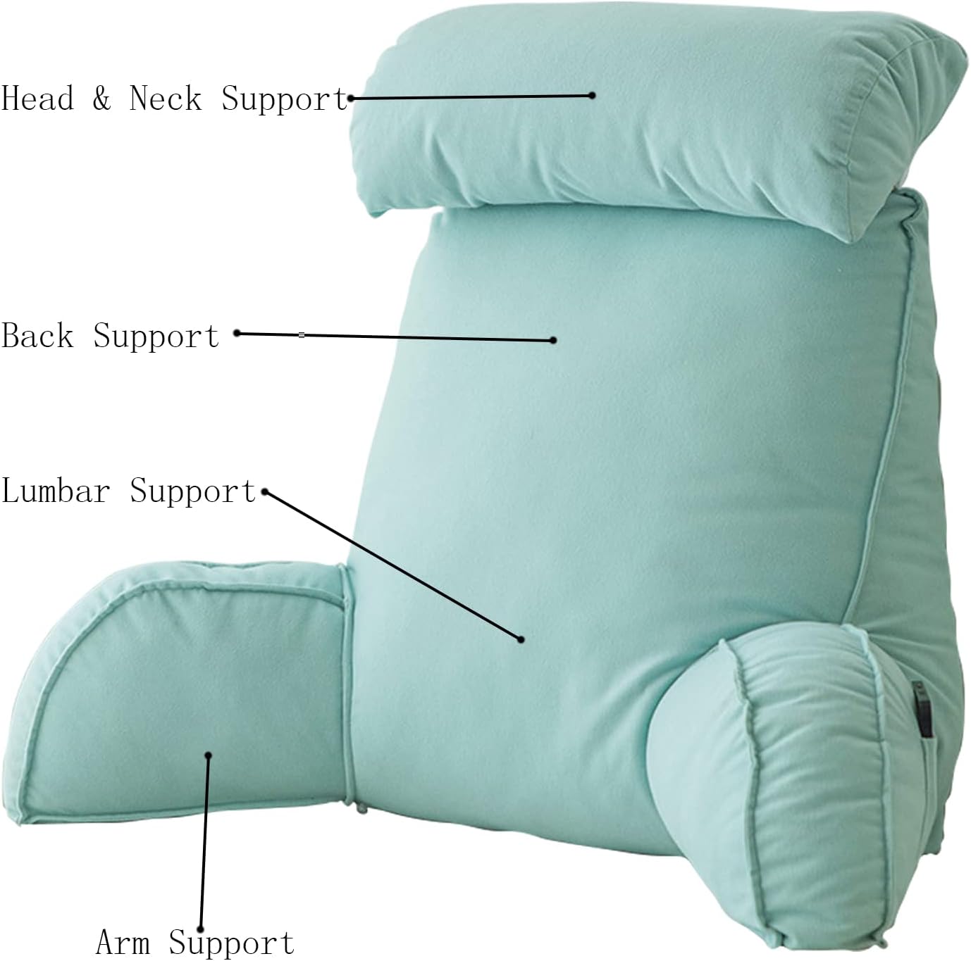 SARUEL Reading Pillow with Neck and Arm Support