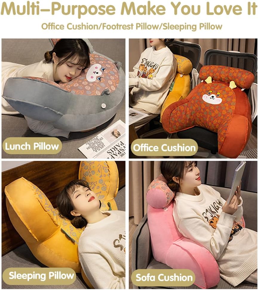 Reading Pillow for Adults - Detachable Neck Support with Armrests