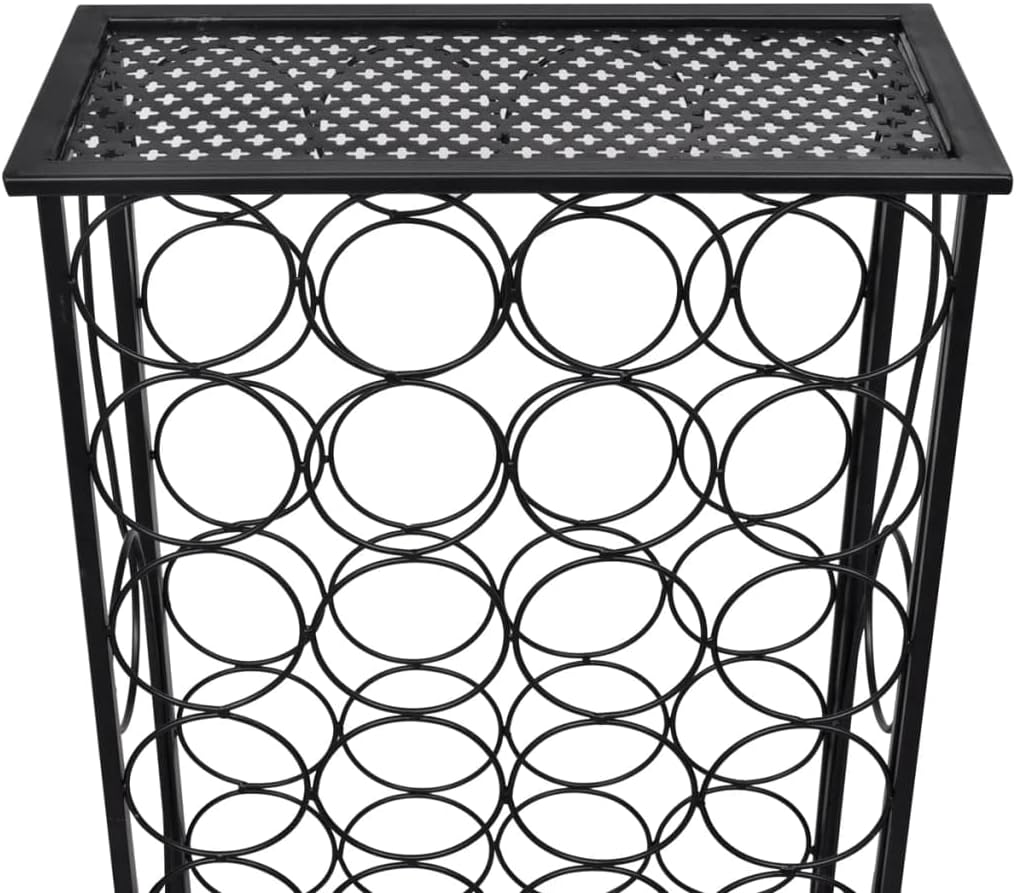 CUMYZO 28 Bottle Wine Rack Metal 154 lb