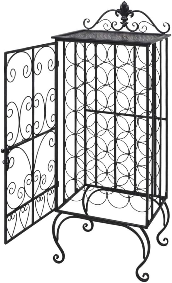 Gecheer Wine Rack for 28 Bottles Metal Strong and Practical 1