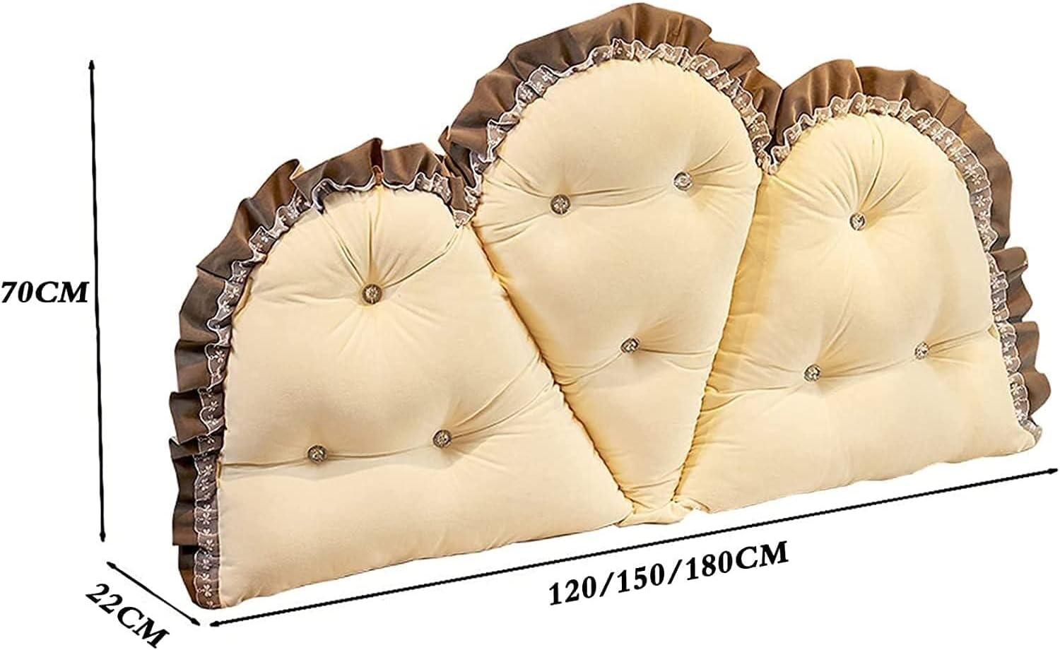 YOODODO Bed Back Cushion Pillow 150x80x15cm