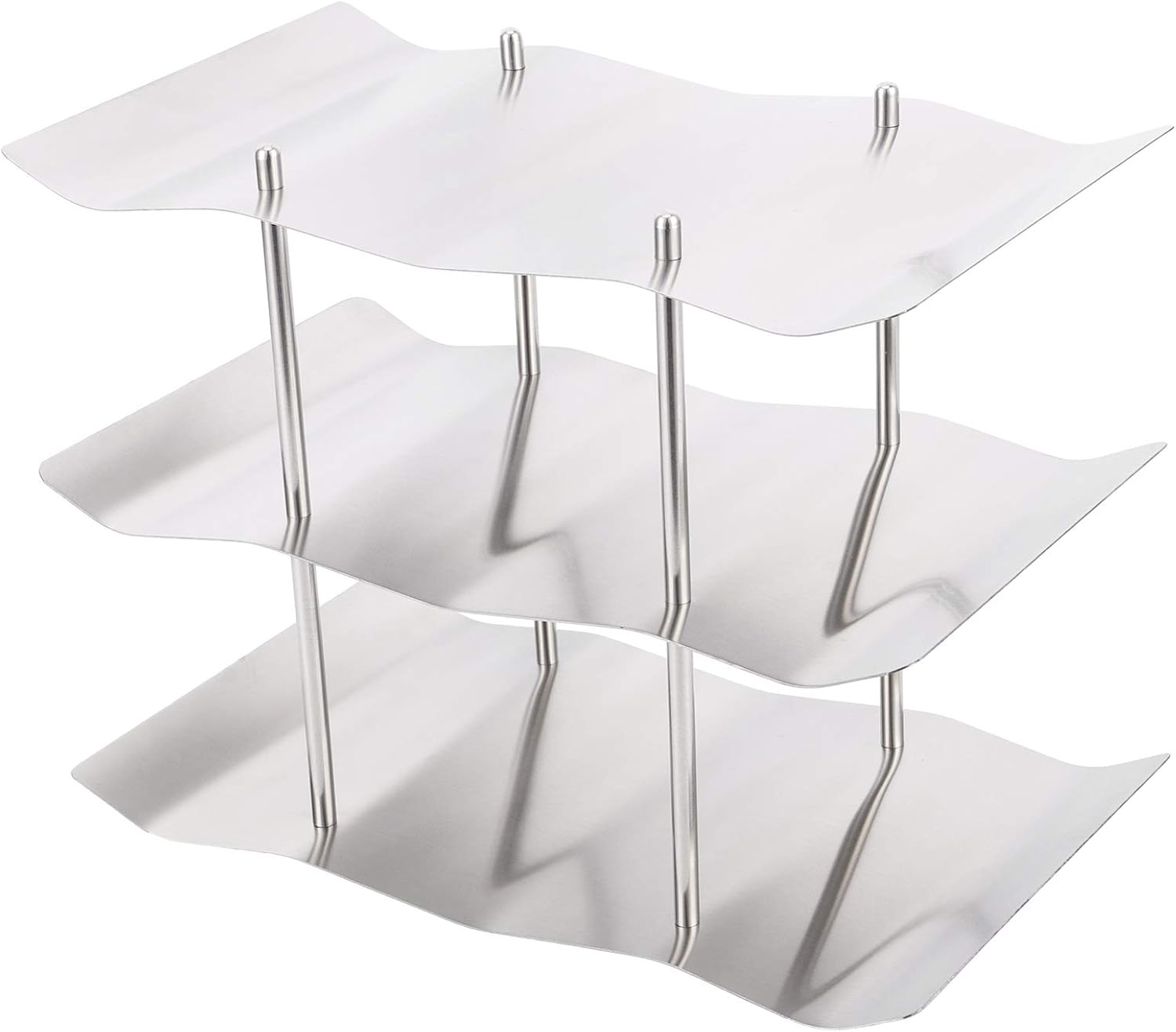 3 Tier Stainless Steel Wine Rack Freestanding